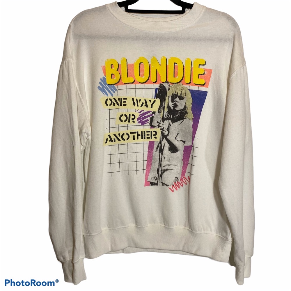 Blondie One Way Or Another Sweatshirt. Size L NWOT